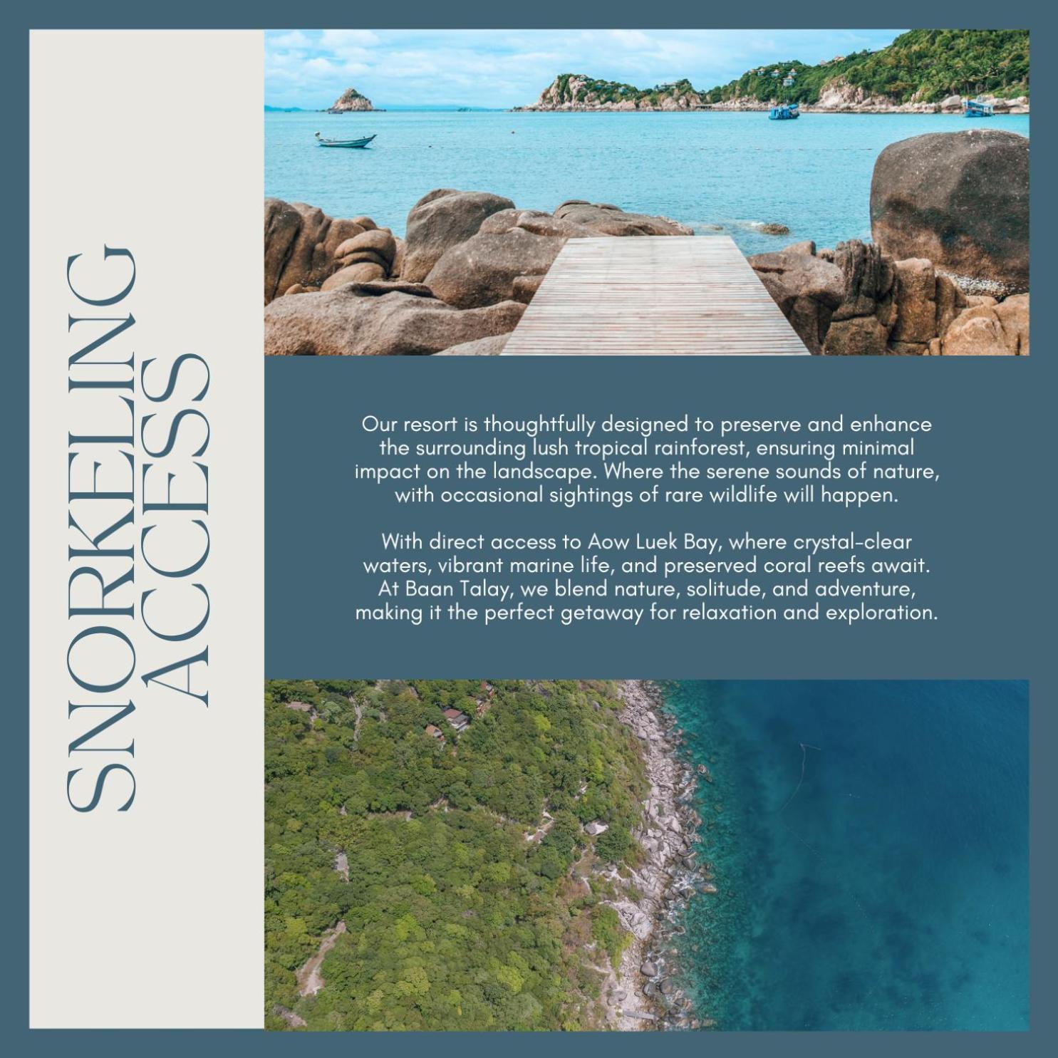 Baan Talay Resort & Yoga Ко Тао Екстериор снимка
